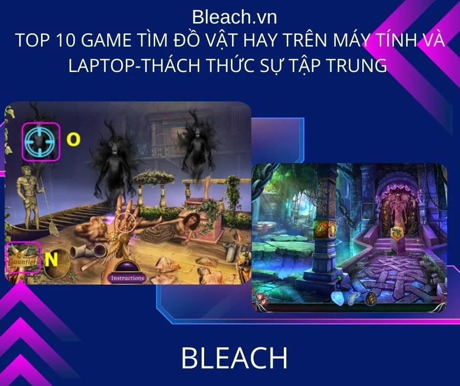 Top 10 game tìm đồ vật hay trên Máy tính và Laptop-Thách thức sự tập trung 